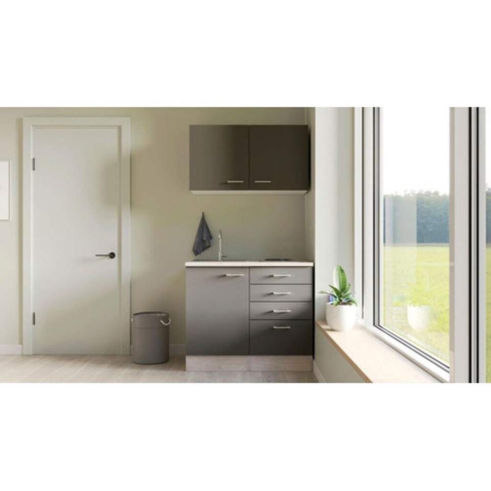 Flex-Well - MORENA - Miniküche - mit Kochfeld, mit Schublade