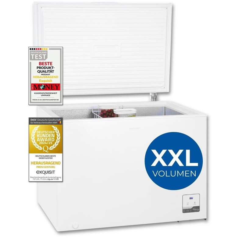 Exquisit - GT300-050C - Gefriertruhe - 292 Liter, Schnellgefrieren, 39 dB