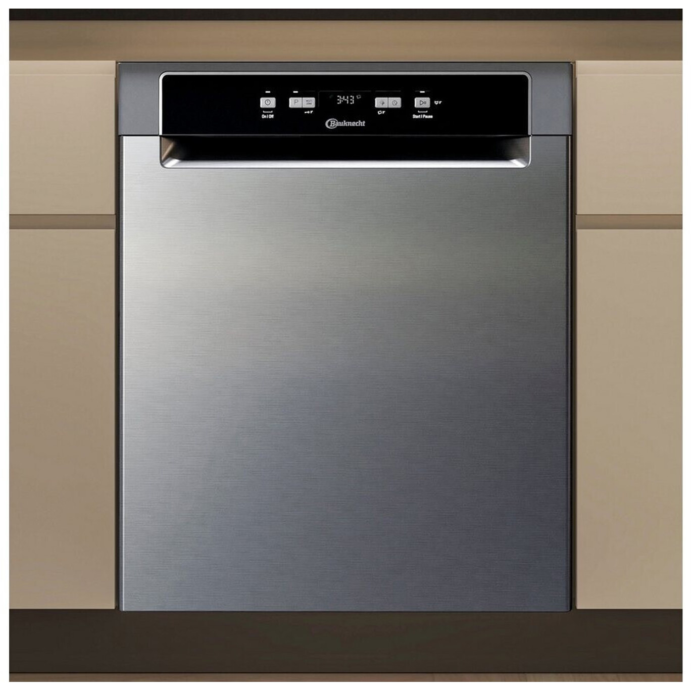 Bauknecht - Geschirrspüler - B0U D641A X - Unterbau-Geschirrspüler - 14 Maßgedecke, 41 dB(A), Startzeitvorwahl