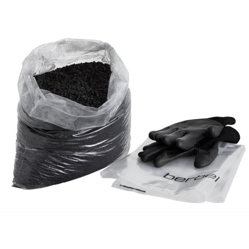 Berbel - Nachfüllpack Pro Aktiv - 3,0 kg - Dunstabzugshauben-Filter - Aktivkohle, Geruchsneutralisierung