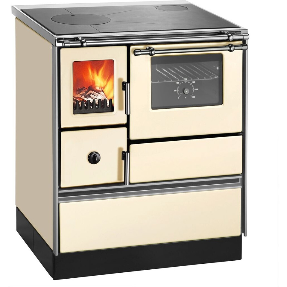 Wamsler - K 176 F/A 70 - Holzherd - elfenbein, rechts, Dauerbetrieb