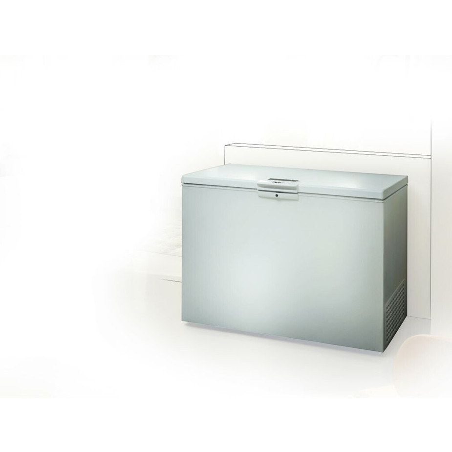 Whirlpool - WHE39392T - Gefriertruhe - 395 Liter Inhalt, 45h Lagerzeit bei Störung