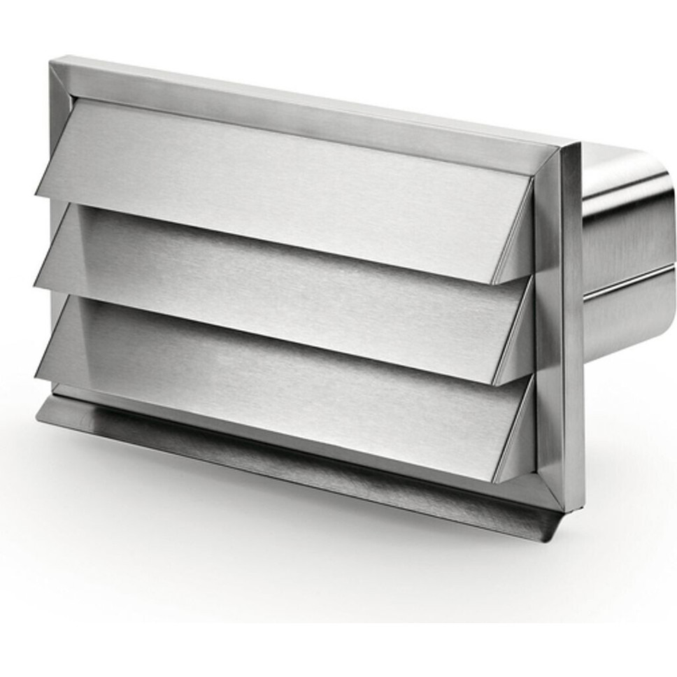 Naber - E-Jal Außen-Jalousie - 150 - Jalousieklappe - Metall, silber, 16x29 cm