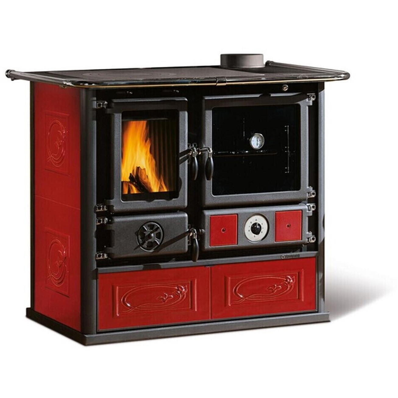 La Nordica - Termorosa DSA - Küchenofen - wasserführend, Dauerbetrieb