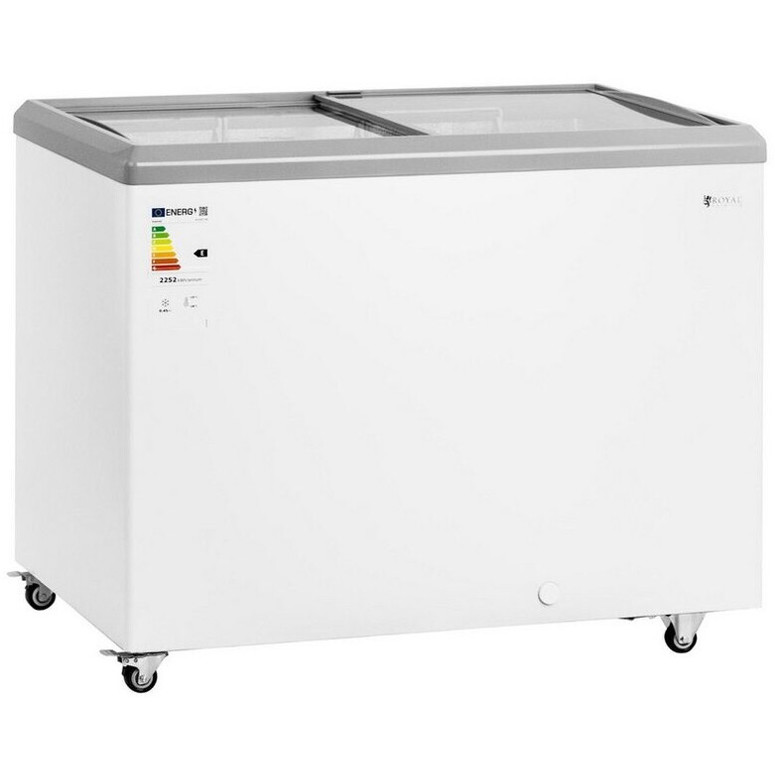 Royal Catering - RCFGDF-280 - Gefriertruhe - 280 Liter Inhalt, regelbarer Thermostat, weiß
