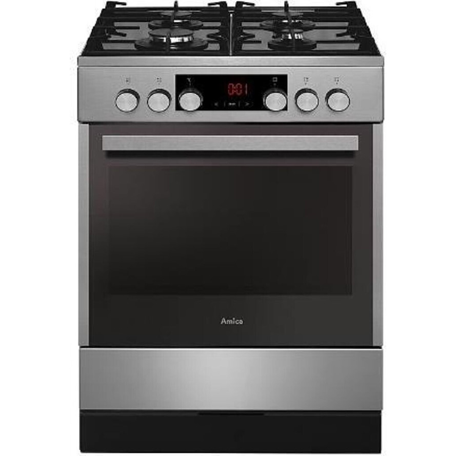 Amica - SHEG 914 121 E - Standherd - Gaskochfeld, 65 Liter, Umluft