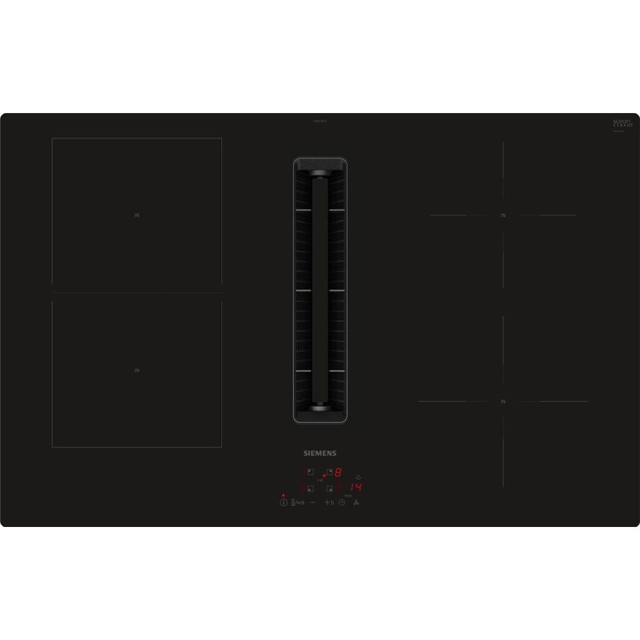 Siemens - ED801BS16E - Kochfeld mit Dunstabzug - 4 Kochzonen, Touch-Control, Glaskeramik