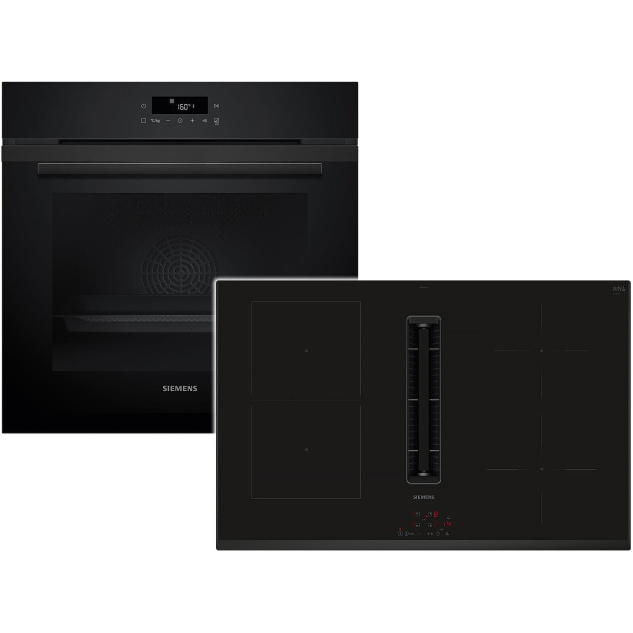 Siemens - iQ300 - PQ227EA51Z - Backofenset - Pyrolyse, Induktionskochfeld, 71L