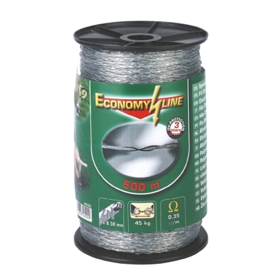 Kerbl - 500m Spezial Weidezaundraht (transparent, 2,56 kg)
