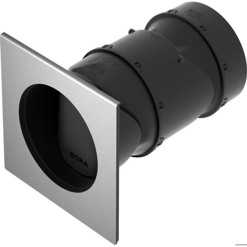 Bora - UEBR 3box Mauerkasten - Dunstabzugshauben-Zubehör - rund, Abluftbetrieb, Kunststoff/Edelstahl