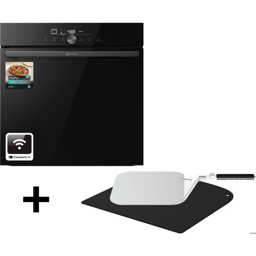 Gorenje - GO66E - PIZZA350C - Einbaubackofen - 77 Liter, Pizzastufe, Selbstreinigung