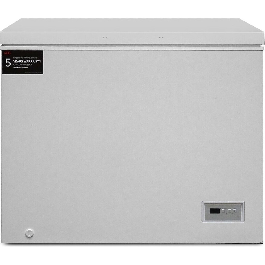 AEG - AHB526D1LW - Gefriertruhe - 254 Liter Inhalt, mit Rollen, 32 h Lagerzeit