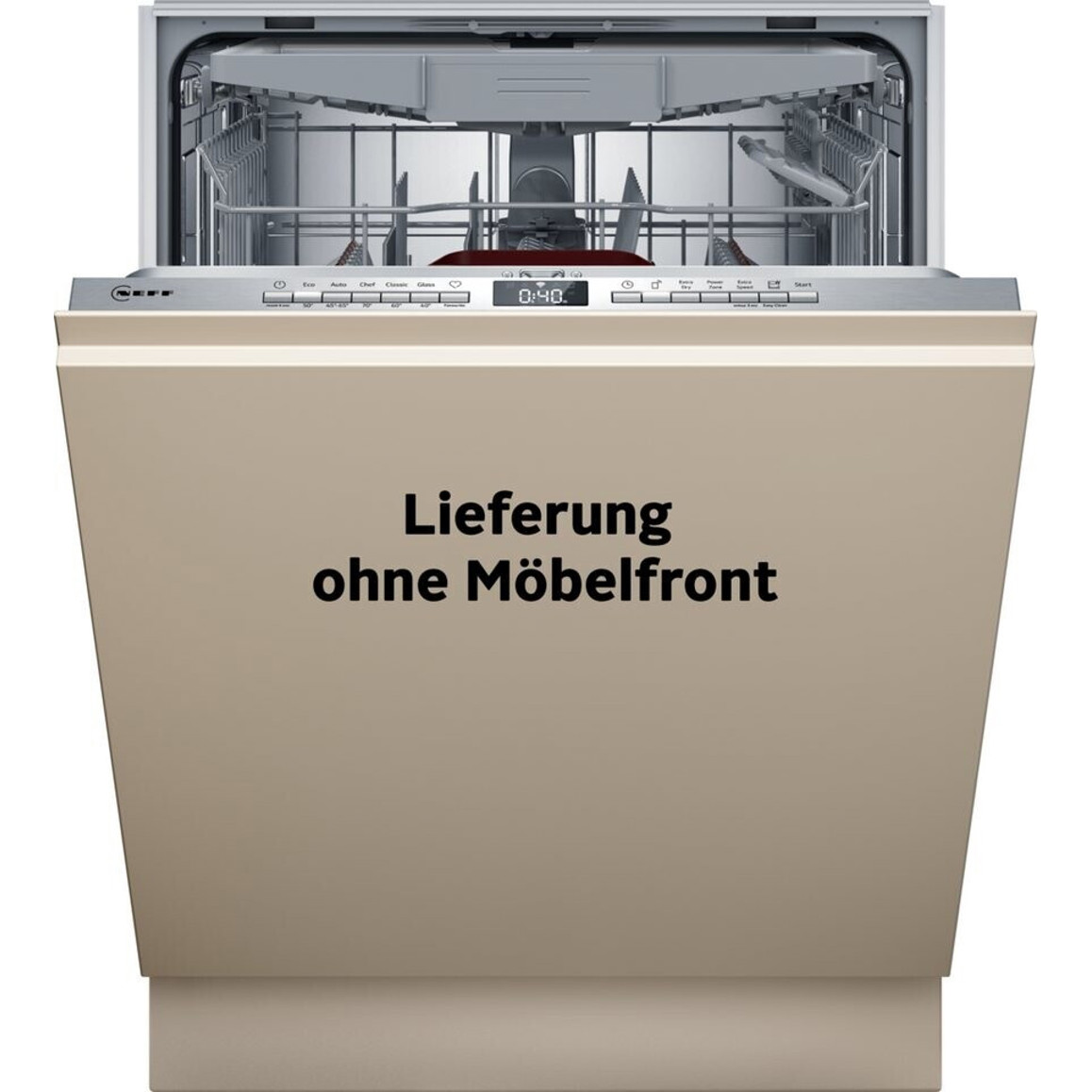 Neff - Einbaugeschirrspüler - S155EVX04E - 14 Maßgedecke, Wasserschutzsystem, Besteckschublade