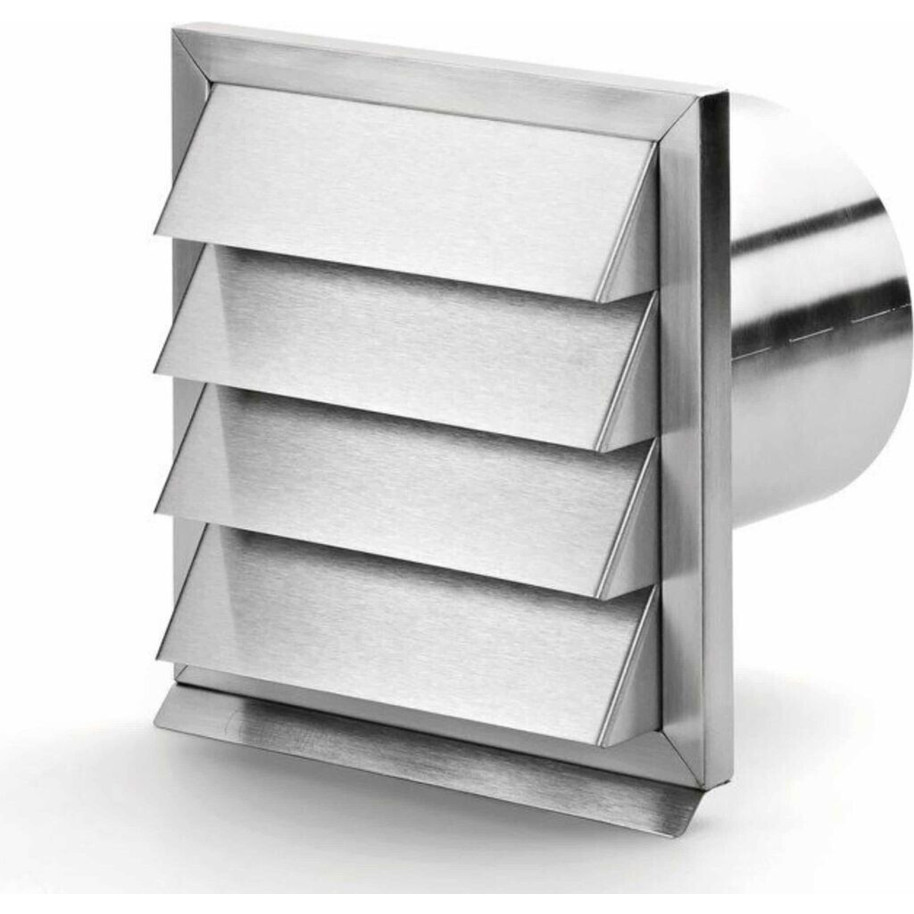 Naber - E-Jal Außen-Jalousie - 125 - Jalousieklappe - Metall, silber, 19x19 cm