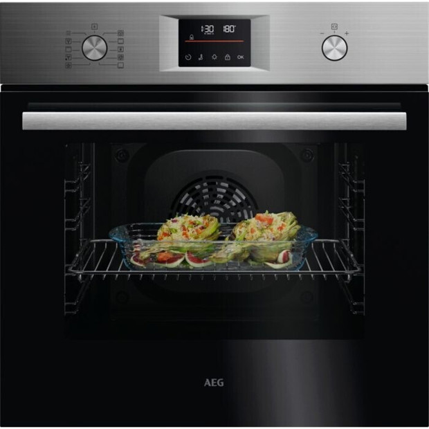 AEG - NBU5P41CM - Einbaubackofen - Pyrolyse, 65 Liter, Touch-Control