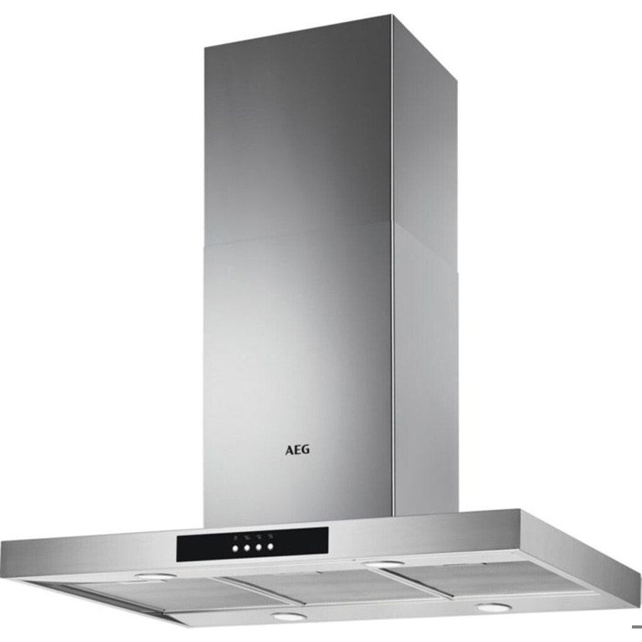 AEG - DIB3951M - Inselhaube - 603 m³/h Abluft, LED, Edelstahl