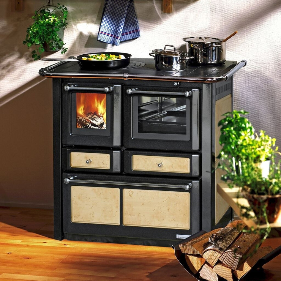 Wamsler - K 85 F - Küchenofen - Festbrennstoffherd, Backofen, Warmhaltefach