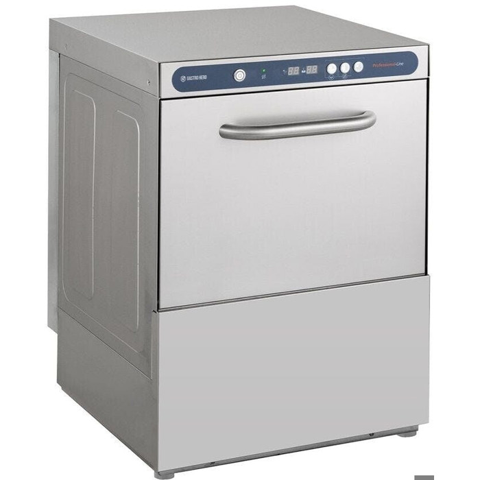 GastroHero - PROFI-GSM50SLE - Gewerbegeschirrspüler - 60 cm breit, 82 cm hoch, silber