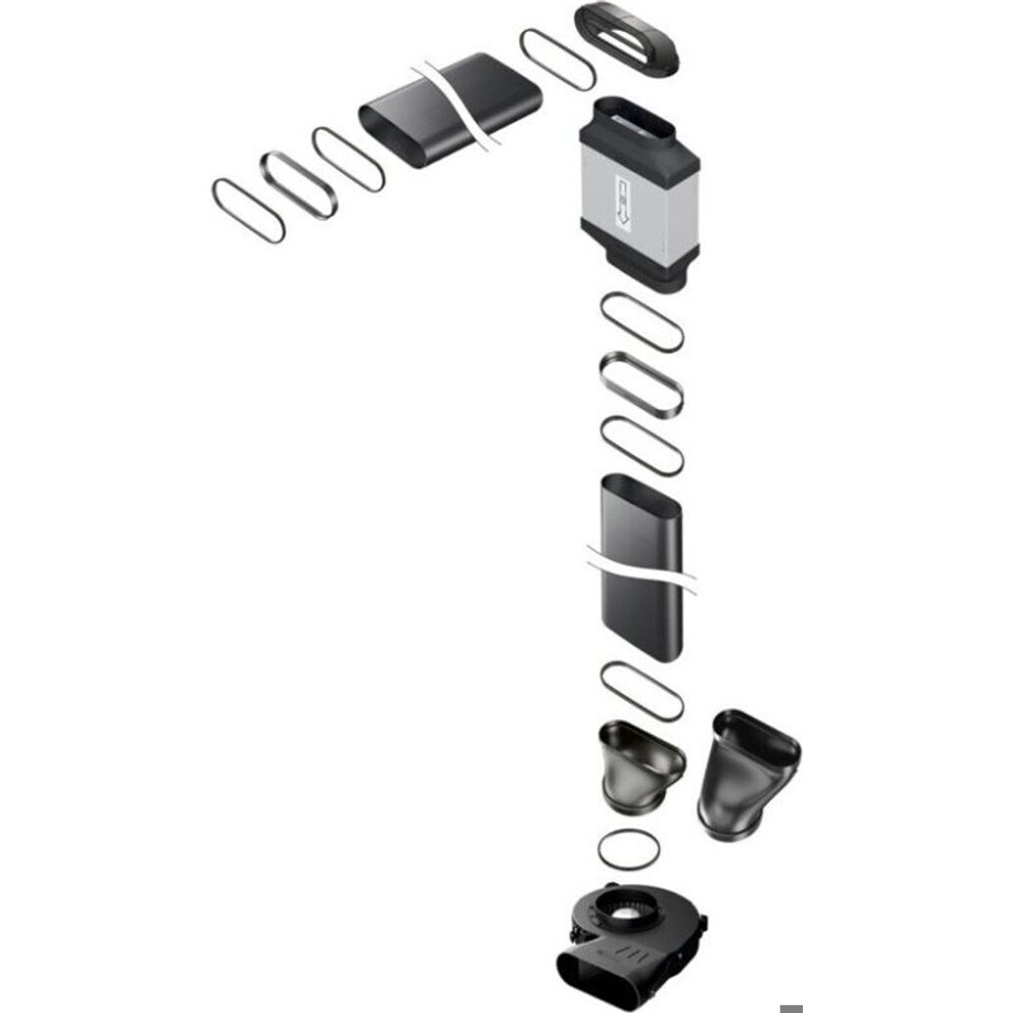 Bora - Universal Ecotube Set - Dunstabzugrohr-Zubehör - Universal einsetzbar, Verbessertes Raumklima