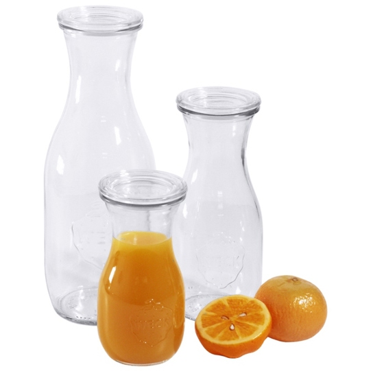 Contacto Bander - Weck® Saftflaschen, Glas, 1 Liter, 6er Set