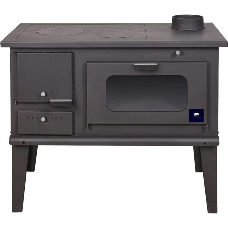 Møby24 - Küchenofen - Gusseisen 7,9 kW, anthrazit, Backofen