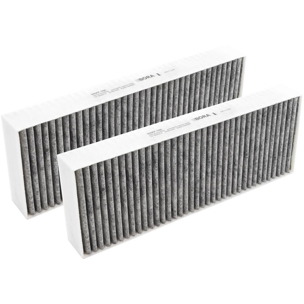 Bora - Basic Aktivkohlefilterset - Dunstabzugshauben-Zubehör - rechteckig, Aktivkohle