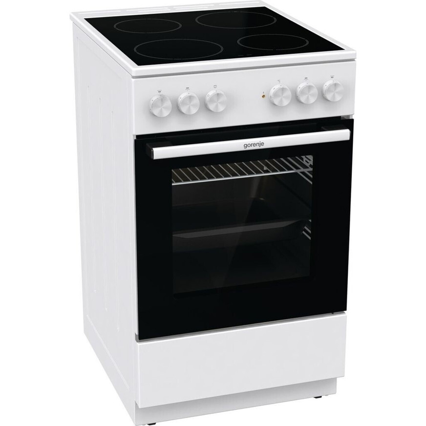 Gorenje - GEC5A21WG - Standherd - 74 Liter Volumen, Glaskeramik-Kochfeld, Selbstreinigung