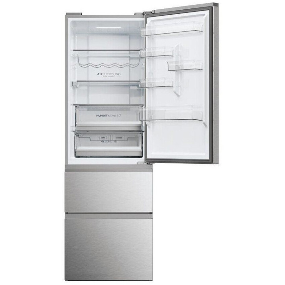 Haier - HTW5618CNMG - Kühl-Gefrierkombination - No-Frost, LED-Beleuchtung, 360 Liter