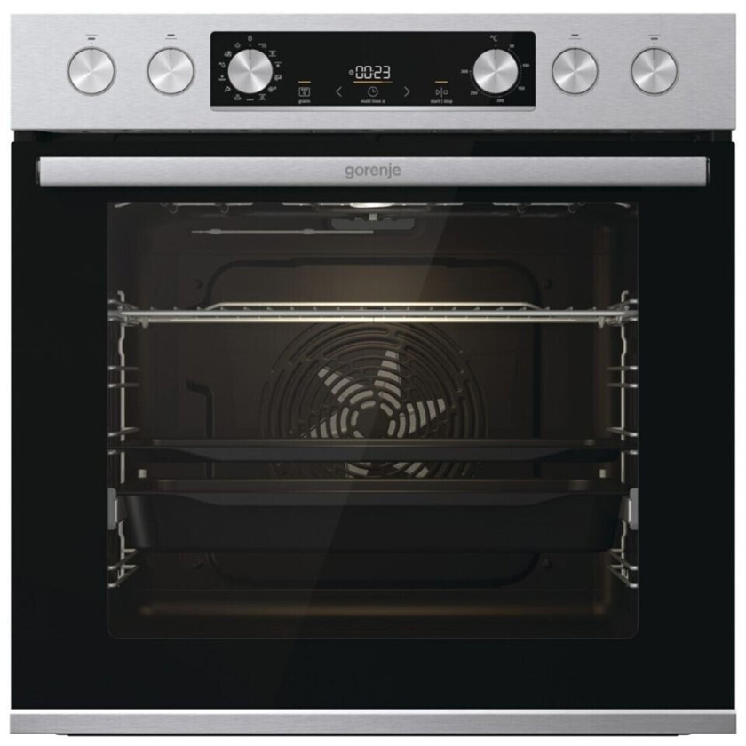 Gorenje - BCSI6737E06X + ID64BX - Herd-Set - Induktionskochfeld, 77 Liter Volumen, Katalyse-Reinigung