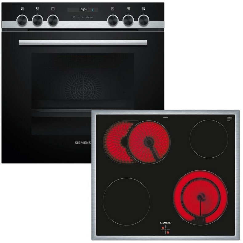 Siemens - EQ521KA11 - Elektroherd - 4 Kochstellen, Hydrolyse, 71 Liter Volumen