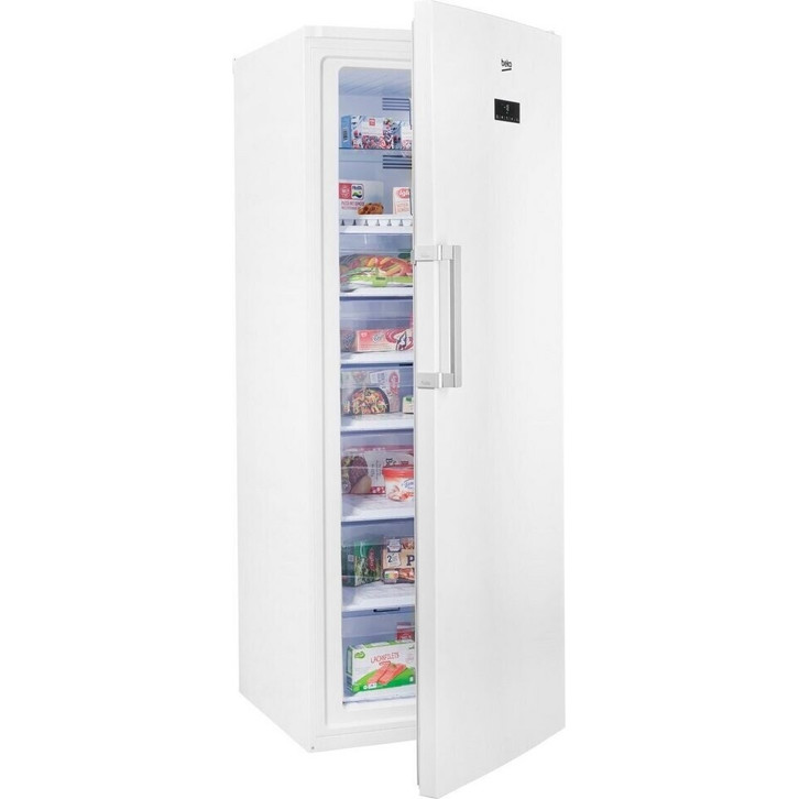 Beko - RFNE448E45W - Standgefrierschrank - No-Frost, 404 Liter, 38 dB