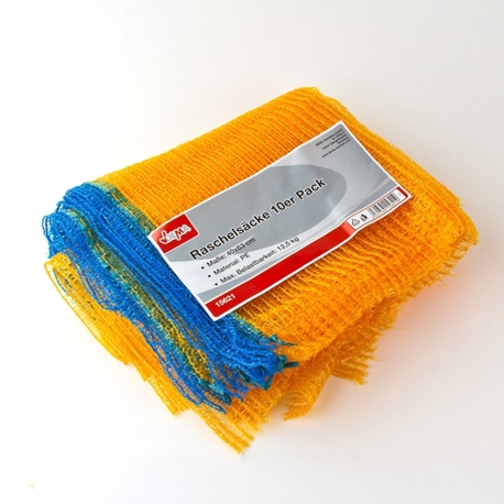 Dema - 12,5 kg - Robuste Raschelsäcke (10er Pack)