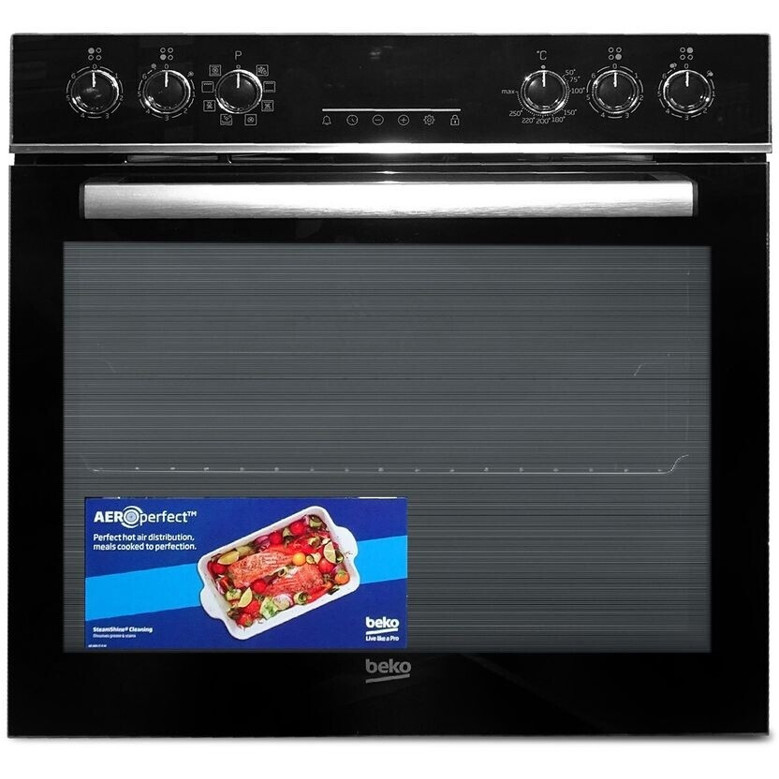 Beko - Herd-Set - BBUM13329XS - Elektroherd - 4 Kochzonen, 72 Liter Volumen, schwarz