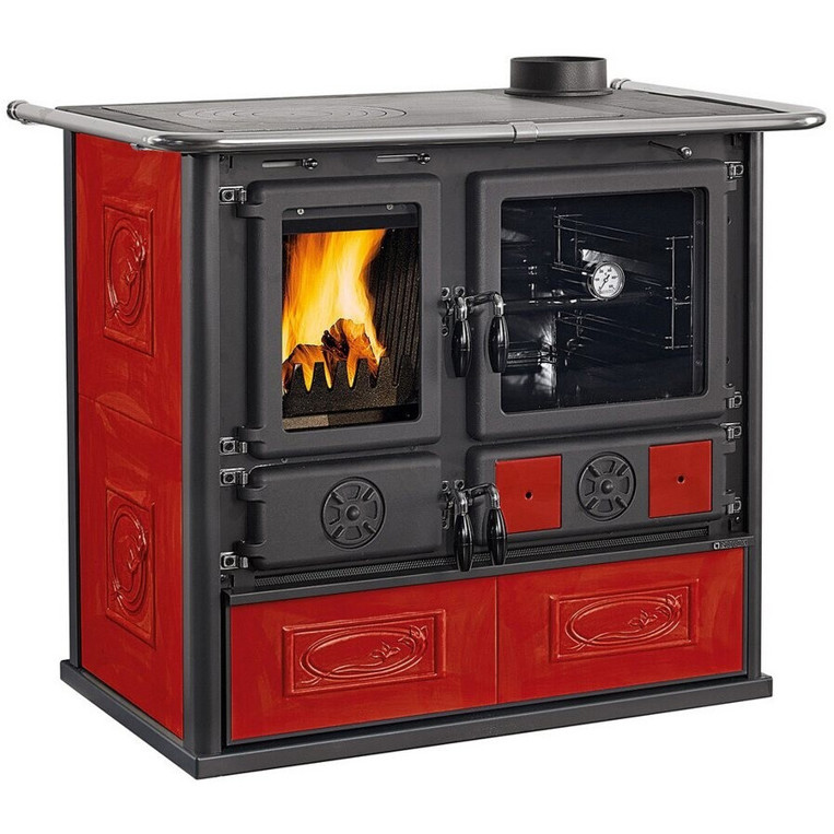 La Nordica - Rosa 5.0 - Festbrennstoffherd - 8,8 kW, Backofen, Gusseisen