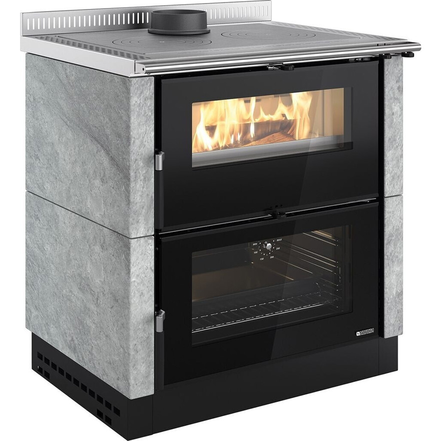 La Nordica - Verona XXL Petra - Küchenöfen - 7 kW Heizleistung, 68 Liter Backofen