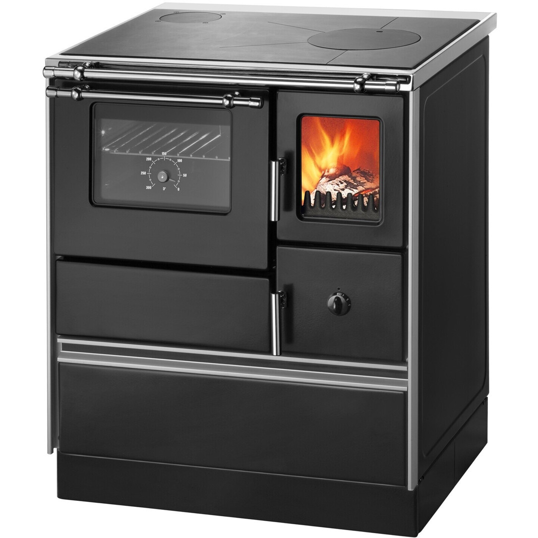 Wamsler - K 176 F/A 70 - Küchenofen - 5 kW Heizleistung, Stahl-Kochfeld, Sichtfenster