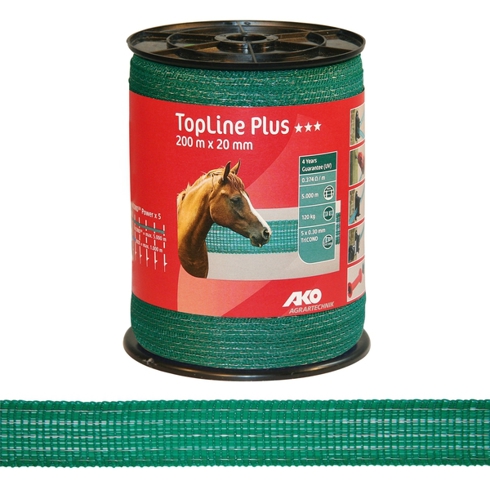 Glen Dimplex - TopLine Plus TriCOND Weidezaunband grün 20 mm | 200 m