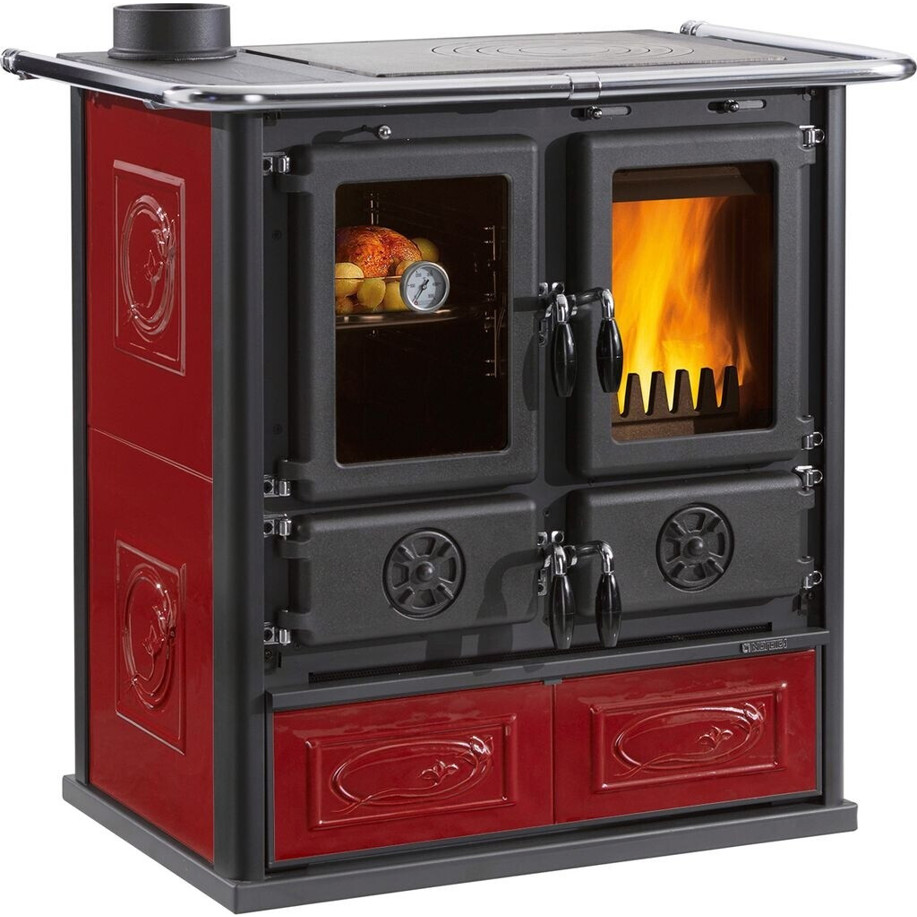 La Nordica - Rosetta Sinistra 5.0 - Dauerbrandherd - 7,9 kW Heizleistung, Backofen, A+