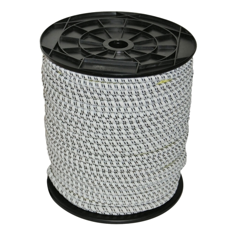 Kerbl - Gummi Elektroseil 50 m (7 mm | 3 x 0,30 mm) Niro