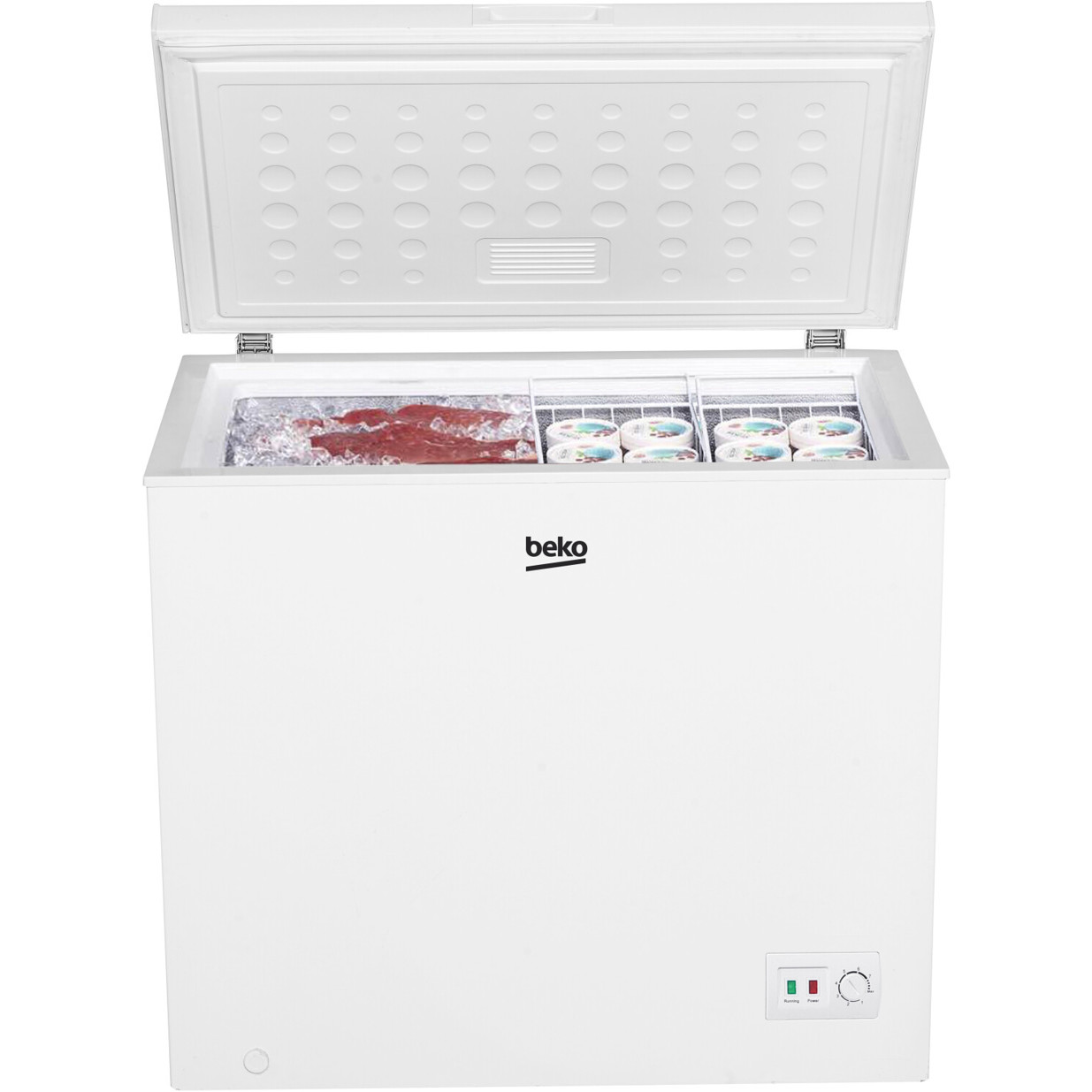 Beko - CF200EWN - Gefriertruhe - 198 Liter Nutzinhalt, 40 dB Geräuschpegel