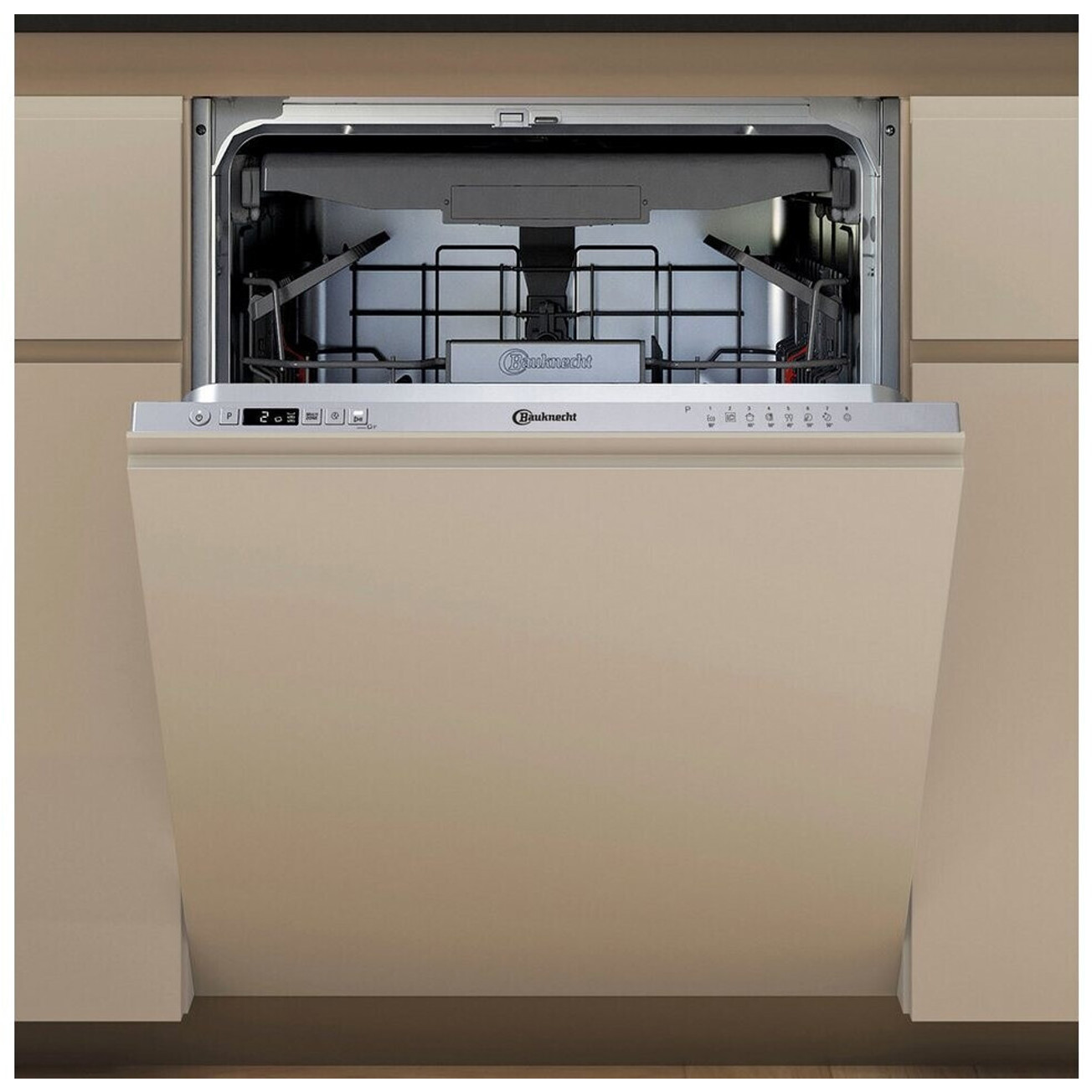 Bauknecht - B0ID541AS - Einbaugeschirrspüler - 14 Maßgedecke, 41 dB(A), AquaStop