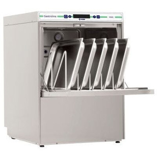 KBS - Geschirrspülmaschine - Gastroline 3560 AP - Gewerbegeschirrspüler - Selbstreinigung, Doppelwandig, 40 cm Höhe
