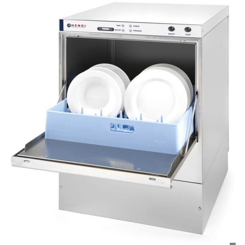 Hendi - Geschirrspüler - K50 - Gastro-Spülmaschinen - Gewerbegeschirrspüler, Trocknung durch Eigenwärme