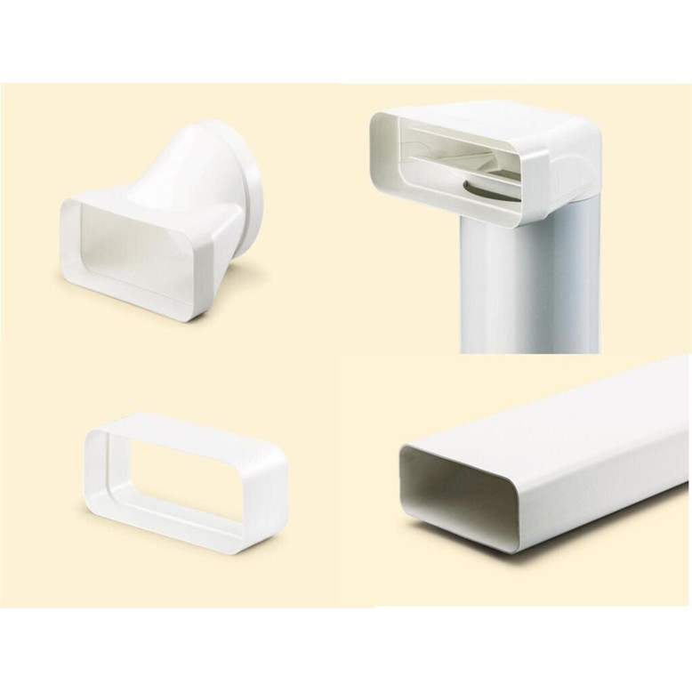 Naber - Flachkanal Set-1 150 - Abluft-Set - Abluftbetrieb, Dunstabzugshauben-Zubehör