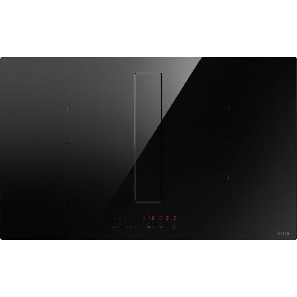 Elica - Nikolatesla Fit XL - Induktionskochfeld - Kochfeldabzug, 4 Kochzonen, Touch-Control