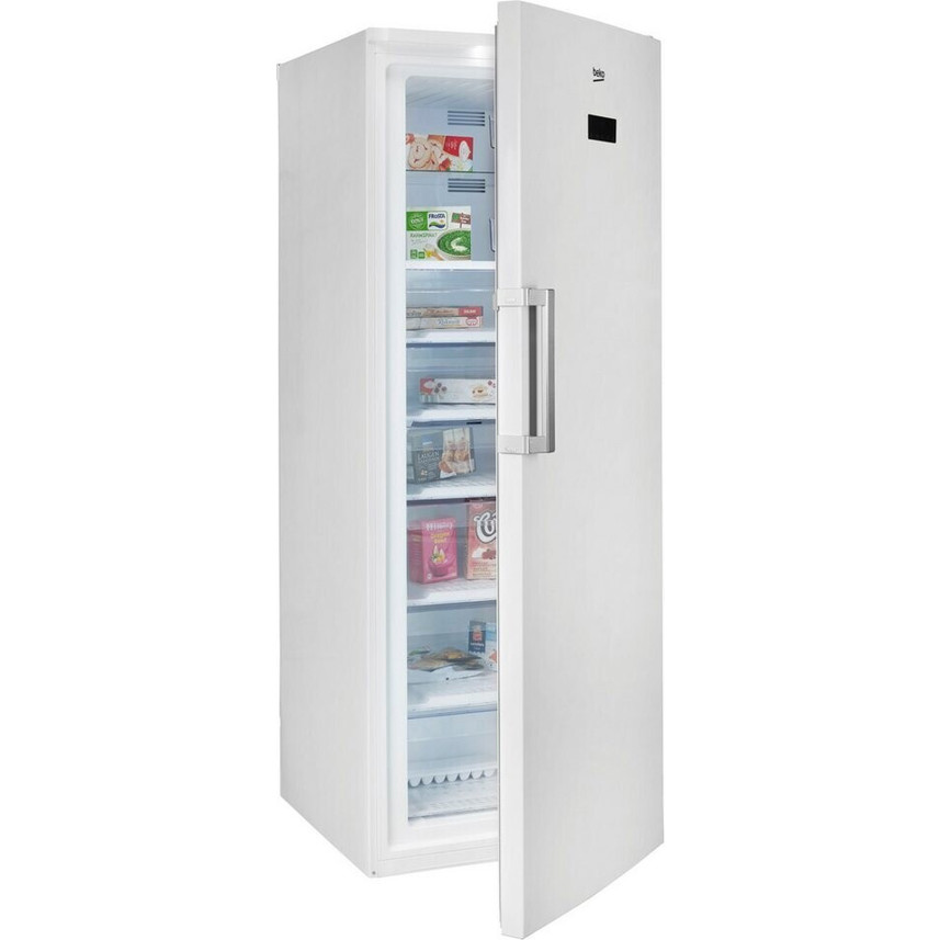 Beko - RFNE448E55W - Standgefrierschrank - No-Frost, 404 Liter, 35 dB(A)