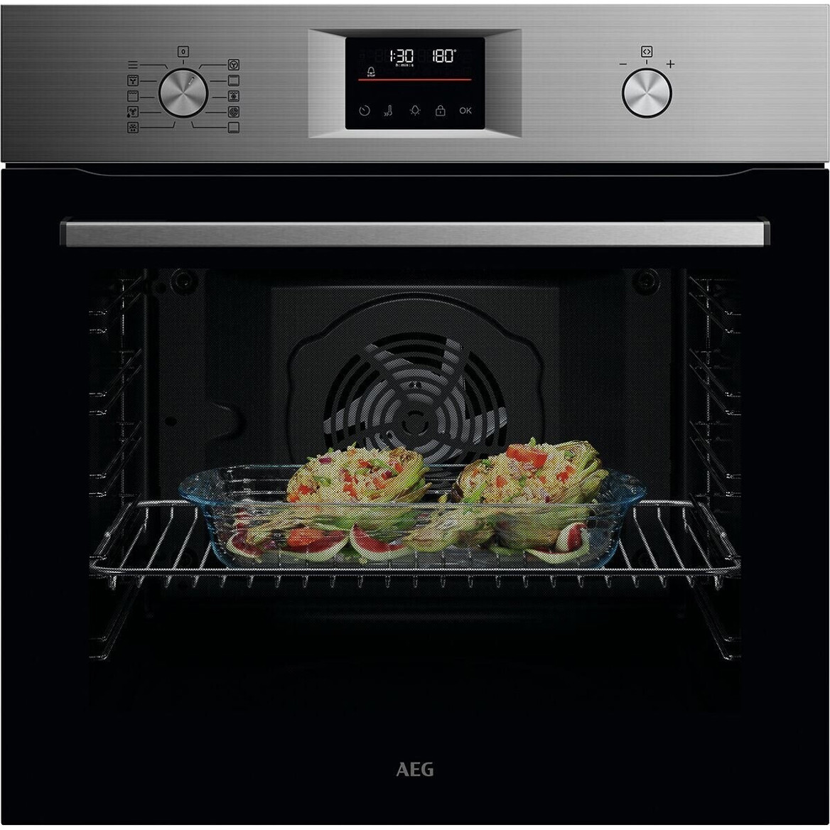 AEG - OU5PB40ZSM - Einbaubackofen - Pyrolyse, 72 Liter, LED Display