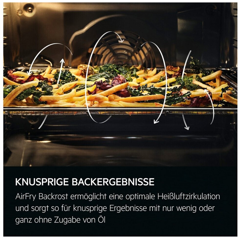 AEG - Induktionsherd - CIB6643BBM - Standherd - 73 Liter, SteamBake, 4 Kochzonen