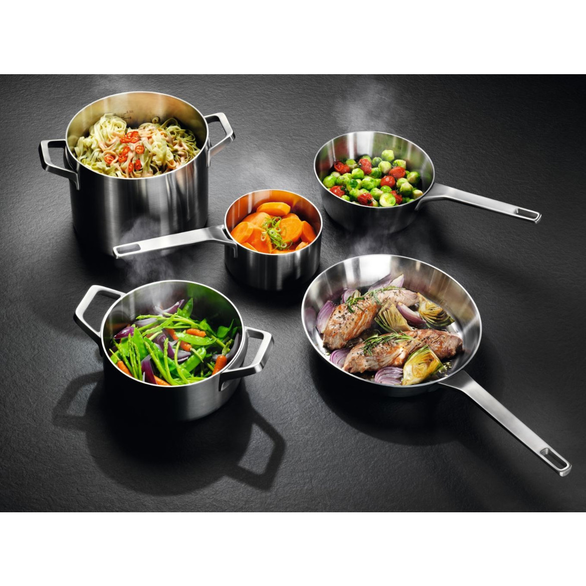 AEG - IKB64431XB - Induktionskochfeld - Brückenschaltung, Slider