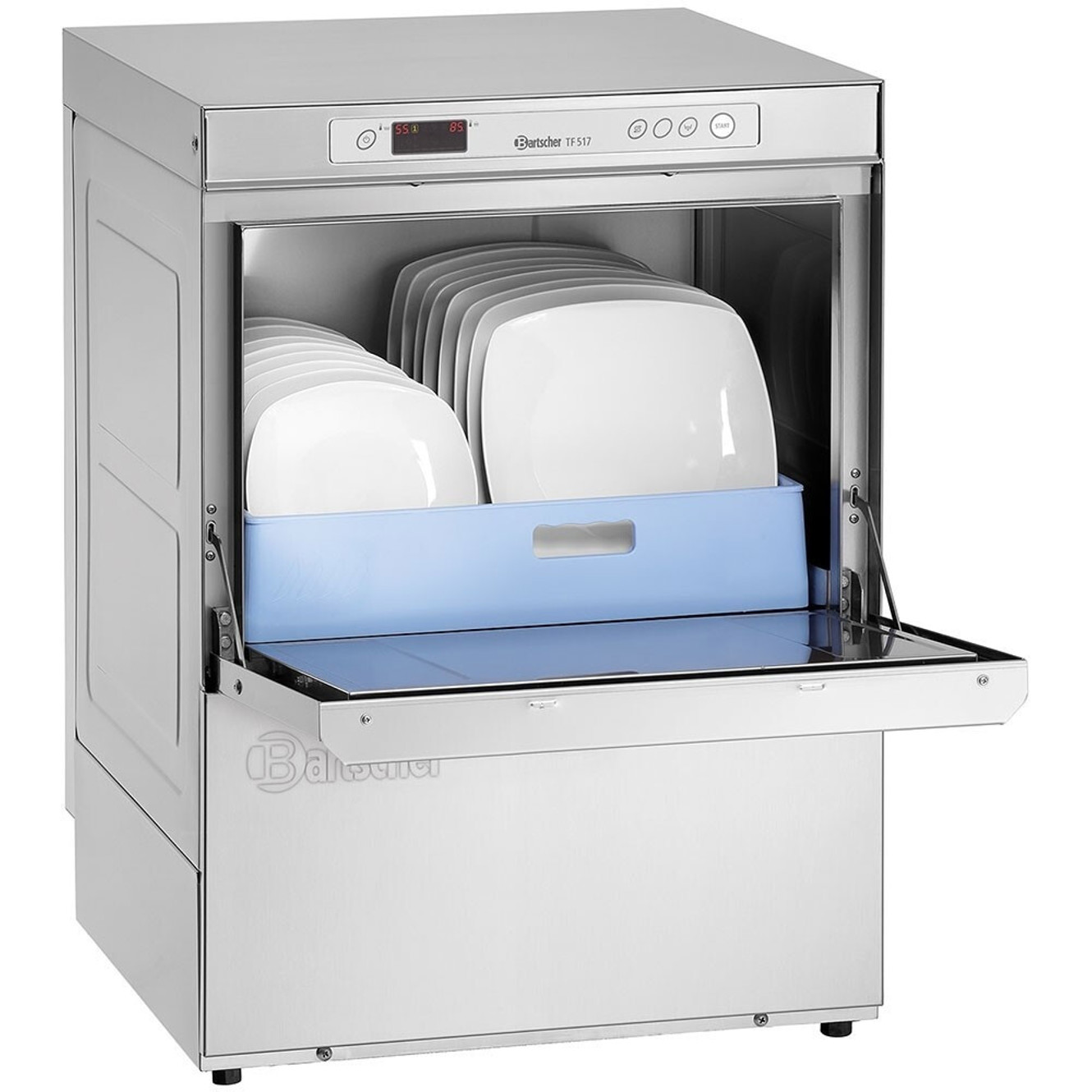 Bartscher - Deltamat TF 517 - Gewerbegeschirrspüler - 500x500 mm Korb, 60 Körbe/Stunde, unterbaufähig